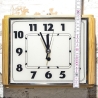 Restaurierte Tischuhr/Wanduhr aus dem frühen 20. Jahrhundert - Funkuhrwerk mit schleichender Sekunde - Made in Germany - Batteriebetrieben