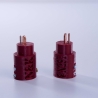 Lautsprecherstecker Paar für Goodmans Lautsprecher mit DIN ähnlichem Anschluss (Strichpunkt) für Kabel bis zu 4 Quadratmillimeter - LSDN-3
