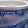 Sammelkrug Berlin Design - Serie: Jahresseidel - Kaub am Rhein - blaues Porzellan - Made in Germany - 9D3 - TOP Zustand