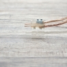 Lautsprecherstecker Paar für Verstärker mit DIN Anschluss (Strichpunkt) für Kabel bis 2,5 Quadratmillimeter, verstellbare Kontakte LSDN-1