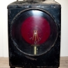 Eisenbahnlampe: Oberwagenlaterne original Deutsche Bahn, umgebaut auf E27 Fassung mit ordentlich Patina, LED Leuchtmittel, Unikat, Upcycling