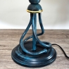 Designer Tischlampen-Paar - von Emme Pi Light 1TL mit Alabaster Glasschirm, neue Kabel, neue Stecker sowie sparsame LED Leuchtmittel