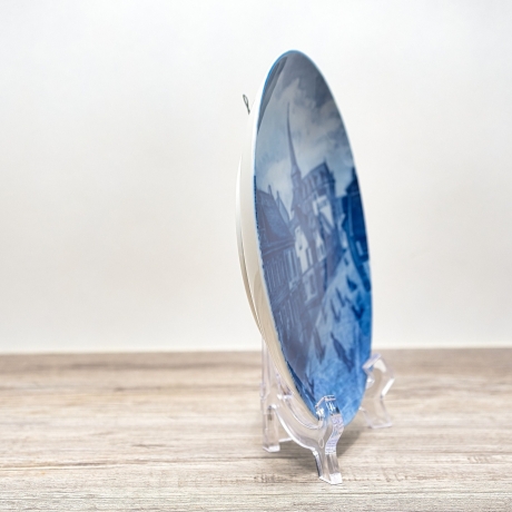 Sammelteller Berlin Design - Serie: Mettmann - Hotel Vogel  - blaues Porzellan  - Made in West Germany - 9D2 - TOP Zustand
