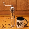 Kaffeemühle, Mokkamühle von ca. 1955, Firma Trösser aus Wuppertal, Modell 205, vernickelt, sehr guter Zustand, voll funktionsfähig