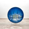 Rosenthal-Weihnachtsteller - 1973 - Motiv: Lübeck Holstentor - Entwurf von Georg Küspert - handbemalt - TOP Zustand - 9E3