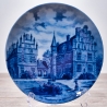 Sammelteller Berlin Design - Serie: Münsterland - Der Drostenhof zu Wolbeck - blaues Porzellan  - Made in Germany - 9D1 - TOP Zustand
