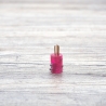 Lautsprecherstecker Paar für Verstärker mit DIN Anschluss (Strichpunkt) für Kabel bis 2,5 Quadratmillimeter, verstellbare Kontakte LSDN-1