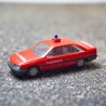 Herpa Opel Omega GLS Feuerwehr in rot, Zustand gut – Maßstab 1:87 – Perfektes Sammlerstück für Opel Fans und Modellbahn-Liebhaber H0 1/87