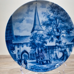 Sammelteller Berlin Design - Städteteller Lengerich- Römer - blaues Porzellan - Made in Germany - 9D2 - TOP Zustand