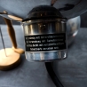 Stylische Bürolampe aus einer 1960er EGB Wärmelampe  - Upcycling, ehemalige DDR Lampe, Handmade in Germany, mit Zertifikat