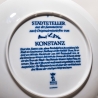 Sammelteller, Städteteller: Konstanz - Berlin Design - blaues Porzellan  - Made in Germany - mit Karton - 8D1 - TOP Zustand