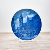 Sammelteller Berlin Design - Serie: Alt Hannover - Köbelingerstraße - blaues Porzellan -  Auflage 5/? Made in Germany - 9D1 - TOP Zustand