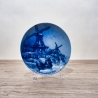Weihnachtsteller - 1979: Weihnachtsabend in Greetsiel - Berlin Design - blaues Porzellan - begrenzte Auflage - Made in West Germany (8C3)