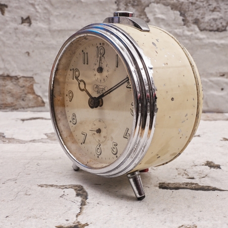 Vintage Wecker Kienzle Duo Uhr - mechanisch (6B)