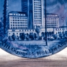 Sammelteller Berlin Design - Olympischen Spiele 1984 in Los Angeles - blaues Porzellan - Made in Germany - 9D1 - TOP Zustand