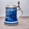 Sammelkrug Berlin Design - Serie: Jahresseidel - Kaub am Rhein - blaues Porzellan - Made in Germany - 9D3 - TOP Zustand