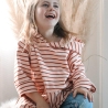 Visuell Design - Sweater Sweatstoff Streifen Kinder Oversize