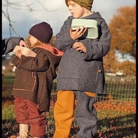 Visuell Design - Überraschungsfarbe - günstig - Sweater Walk Oversize Hoodie - warm - Kinder bis 146 Farbauswahl
