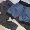 Visuell Design - Kinder -  Leinen -  Pumphose Shorts ( 7/8 Hose ) Kurze Hose - Bloomers