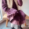 Visuell Design - Hippie Boho Kleid Breitcord elastisch Mädchen Farbauswahl