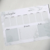Wochenplaner Block im Eukalyptus Design, DIN A4, 25 Blatt