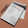Tagesplaner Block, DIN A5, 50 Blatt, Planer, Organizer, Geschenk
