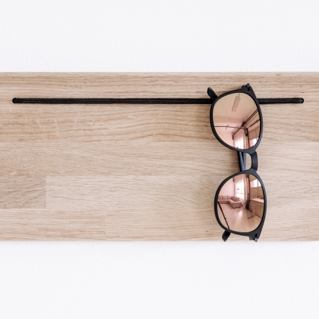 Brillen Halter aus Holz, 30cm Länge, Eiche, Sonnenbrillenhalter