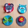 Stickdatei Aufsetzer, Glasaufsetzer, Party, Kinder, feiern