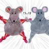 Stickdatei ITH Maus Kuscheltuch drei Größen, zwei Ohrvarianten