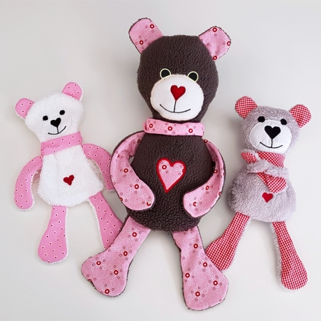 Schnittmuster/Nähanleitung Kuscheltier Bär, nähen, Schmusetier