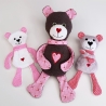 Schnittmuster/Nähanleitung Kuscheltier Bär, nähen, Schmusetier