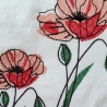 Stickdatei Klatschmohn - je zwei Varianten, Mohn, Blume, Blüte
