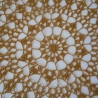 Deckchen in aussergewöhnlicher Farbe-wunderschönes goldfarbenes Häkeldeckchen