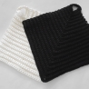 Ying und Yang-2er Set Topflappen-schön groß und griffig