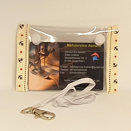 Hülle für Monatskarten, Fahrkartenhalter,Schutzhülle, klein