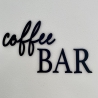 Schriftzug COFFEE BAR aus Holz / Wanddekoration