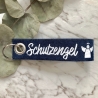 Schlüsselanhänger aus Filz mit Aufdruck Schutzengel