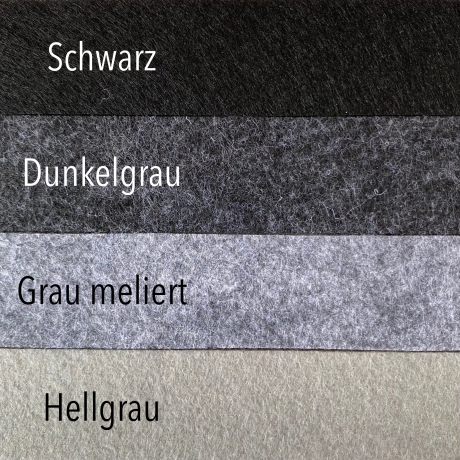 Schlüsselanhänger personalisiert aus Filz mit Name + Kleeblatt