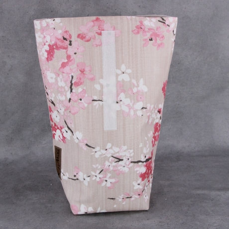 Lunchbag klein, rosa Blütenzweigen