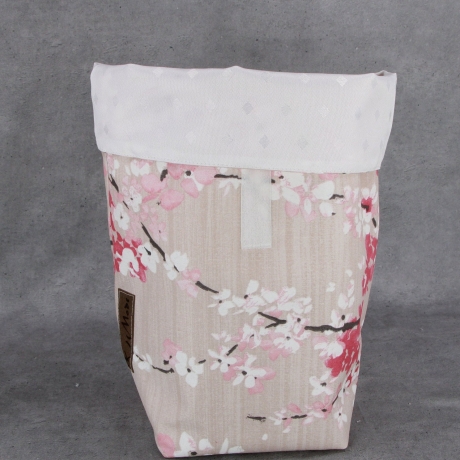 Lunchbag klein, rosa Blütenzweigen