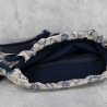 Turnbeutel Gymbag blaue Blumen