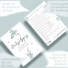 Hochzeitsspiel & Gästebuch-Karten für 50 Gäste I Wer kennt das Brautpaar am besten? I CreativeRobin
