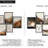 CreativeRobin Poster Set als Wohnzimmer Deko | 4x A3 + 2x A4 Wandbilder Collage | ohne Rahmen » Herbst «