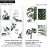 CreativeRobin Poster Set als Wohnzimmer Deko | 4x A3 + 2x A4 Wandbilder Collage | ohne Rahmen » Eukalyptus & Monstera Pflanzen «
