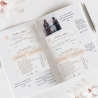 Hochzeitsspiel & Gästebuch-Karten für 50 Gäste im schönem Pampasgras Design | CreativeRobin