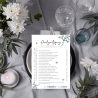 Hochzeitsquiz Braut oder Bräutigam | Er oder Sie | Hochzeitsspiel für Brautpaar & Gäste im Eukalyptus Design | A5 Format | CreativeRobin