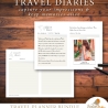 Printable TRAVEL PLANNER Kit World Trip Planner • World Map • Travel Packing List • Travelers Notebook