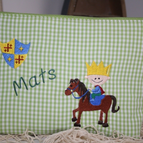 Windeltasche Kulturtasche König Prinz  Pferd mit Namen W179