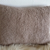 Kissen Bär Teddy Schmetterling beige Karo 3 & Wunschnamen W719