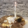 Adventskranz modern, Adventskranz aus Zahlen, Zahlen Advent 1234